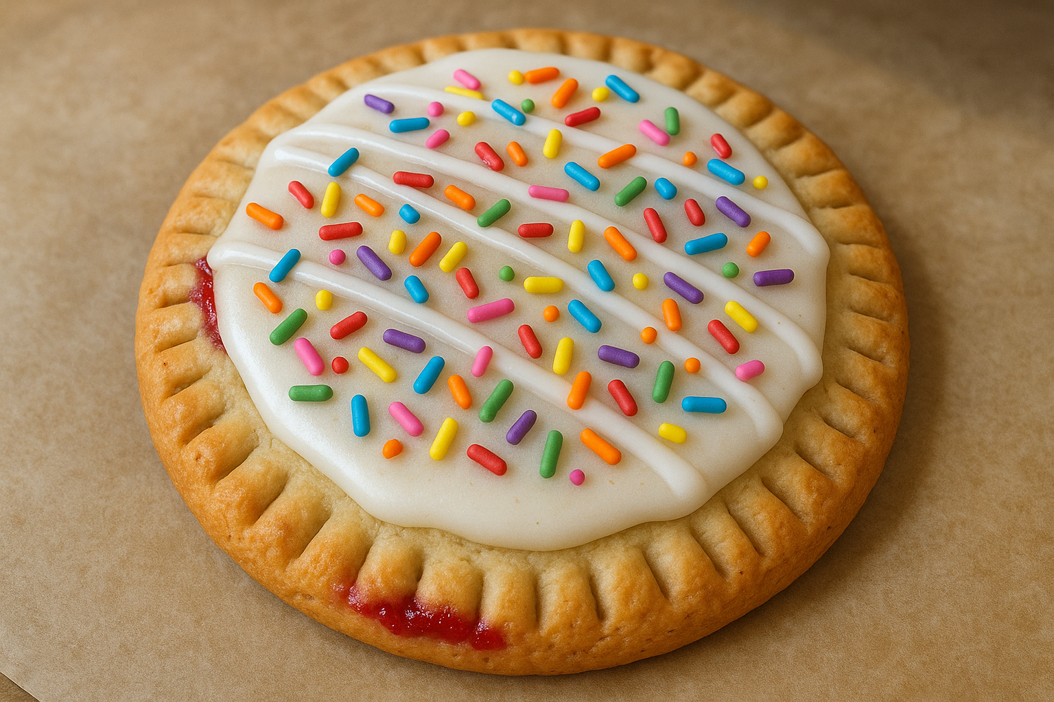 make this in the shape of a cookie
